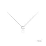 Gargantilla "Inicial G" plata de ley