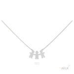 Collar personalizado 3 siluetas niño - Imagen 2