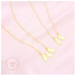 Collar personalizado siluetas niño-niña - Imagen 3