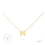 Collar personalizado 2 siluetas niña