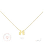 Collar personalizado siluetas niño-niña