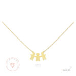 Collar personalizado 3 siluetas niño