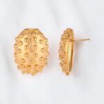 Pendientes puntitos dorados