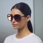 Gafas de Sol ANNA – Estilo Butterfly con Acabado Soft Touch y Lentes Overlap - Imagen 2