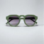 Gafas Zeno Round – Verde con Lente Negro Degradado