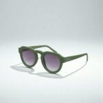 Gafas Zeno Round – Verde con Lente Negro Degradado - Imagen 3