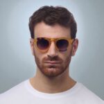 Gafas Zeno Round – Amarillo con Lente Negro Degradado - Imagen 7