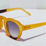 Gafas Zeno Round – Amarillo con Lente Negro Degradado - Imagen 3