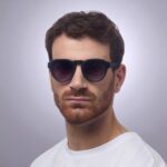 Gafas Zeno Round – Negro con Lente Negro Degradado - Imagen 6