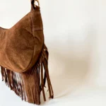 Bolso de ante con flecos “Artemis” camel – Colección Instinct Woman by Naruk - Imagen 5