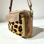Bolso de piel con estampado leopardo “Naïa” | Colección Instinct Woman by Naruk - Imagen 2