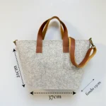 Bolso Ari Mini Shopper de Fieltro Personalizable - Imagen 7