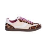 Zapatillas animal print con cordones rosa Amichi para mujer - Imagen 5