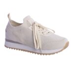 Zapatillas deportivas de punto Don Algodón color crudo para mujer