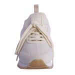 Zapatillas deportivas de punto Don Algodón color crudo para mujer - Imagen 5