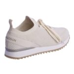 Zapatillas deportivas de punto Don Algodón color crudo para mujer - Imagen 3