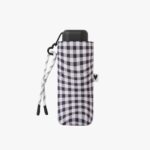 Paraguas Plegable Mujer Vichy Negro | Ultraligero Antiviento UV50+ - Imagen 5