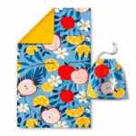 Toalla XL microfibra estampado frutas tamaño 180x90cm