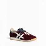 Zapatilla Burdeos Mujer Estilo Retro - Imagen 5
